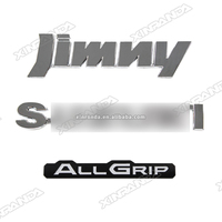 Nouvelle arrivée Jimny 3D lettre avant capot gril arrière coffre décalcomanies emblème Badge voiture carrosserie autocollant accessoires Logo pour Suzuki Jimny