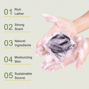 Thông Tar Mens xà phòng Yến Mạch hạt giữ ẩm handmade Hữu Cơ nặng Grit kiểm soát dầu gỗ đàn hương Mens xà phòng - Product Image 3