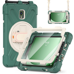 เคสแท็บเล็ตแบบแข็งแรงทนทานสำหรับ Samsung Galaxy Tab Active 5 2024/Active 3 2020 ขนาด 8 นิ้ว พร้อมขาตั้ง 360 องศา สายคล้องมือ และฝาครอบป้องกัน - Product Image 3