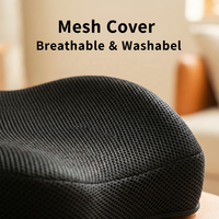 Coussin Orthopédique en Mousse à Mémoire de Forme pour Soulagement Hémorroïdaire et Prostatique, Rehausseur de Fessiers, pour Femmes Enceintes et Fauteuils Roulants, avec Logo Personnalisé – Vente en Gros