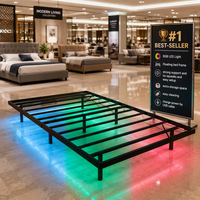 Fabrik-Bestseller: Robuster, aufladbarer RGB-LED-Licht-Schwebebeträger mit Fernbedienung – Eisenbett für Schlafzimmer