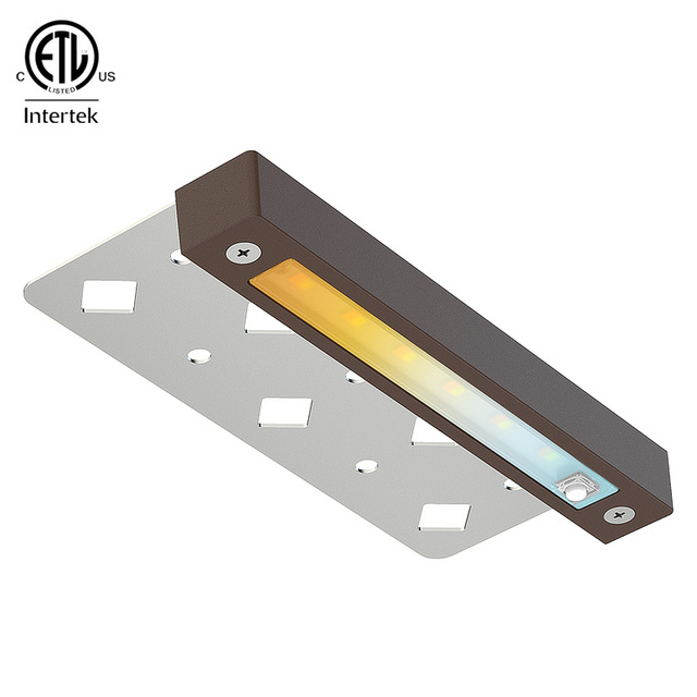 Modern ETL Listed LED Retro Integral Wall & Step Lighting Kit 4 7 12 Inch 12V Thin Line Hardscapes Paver Lights for Outdoor IP65