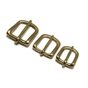Sabuk gesper tas tangan harga murah aksesoris kerah hewan peliharaan kualitas tinggi gesper sabuk pin pria kuat gesper kuningan solid - Product Image 5