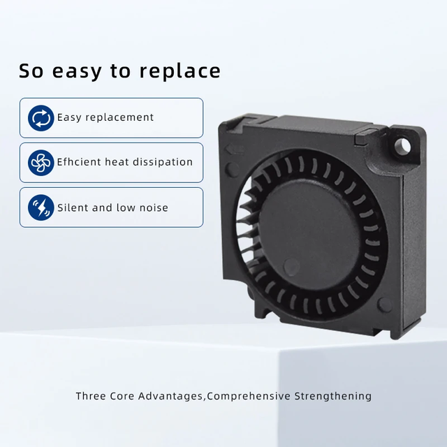 Dual Bearing Selection 30MM Low Noise DC Blower Fan 30x30x10mm 5V 12V 24V Ball Bearing Cooling Fan OEM ODM