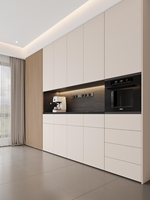 Meuble de cuisine moderne de luxe sur mesure, meuble de salle à manger, meuble de salon, buffet en bois blanc, armoire, buffet