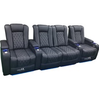 Chaise de cinéma haute puissance, Offre Spéciale pouces, pour home cinéma avec lumières LED et rangement, à vendre