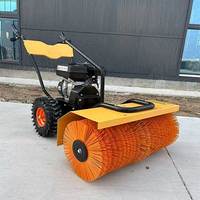 Balayeuse à neige à brosse rotative complète pour le déneigement des routes