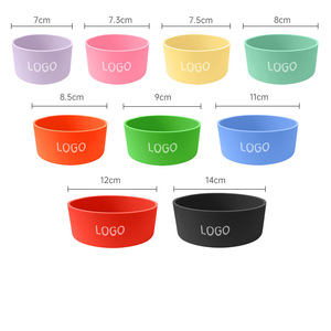 Housse de protection en silicone souple sur mesure pour gobelets et bouteilles d'eau de 20 oz et 40 oz, base antidérapante, manchon de protection, vaisselle moderne - Product Image 5