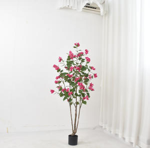 พืชจำลองกระถางทริลเลียมของตกแต่งในร่มต้นไม้ทริลเลียมไม้กระถางตั้งพื้น - Product Image 4