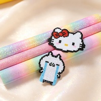 Lot de perles en plastique 221C de style Kpop, 2,6 mm, pour jeunes (7-14 ans) - Accessoires de recharge pour pack supplémentaire Pindou (Quantité limitée)