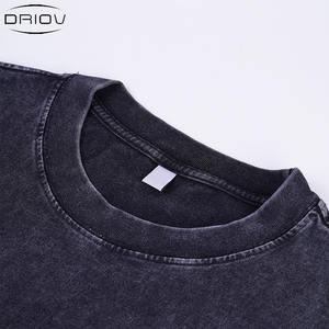 Özel baskı logosu aplike Rips kesim ve dikmek asit yıkama kolsuz spor salonu kas boş damla Armhole yelek T Shirt erkekler için - Product Image 3