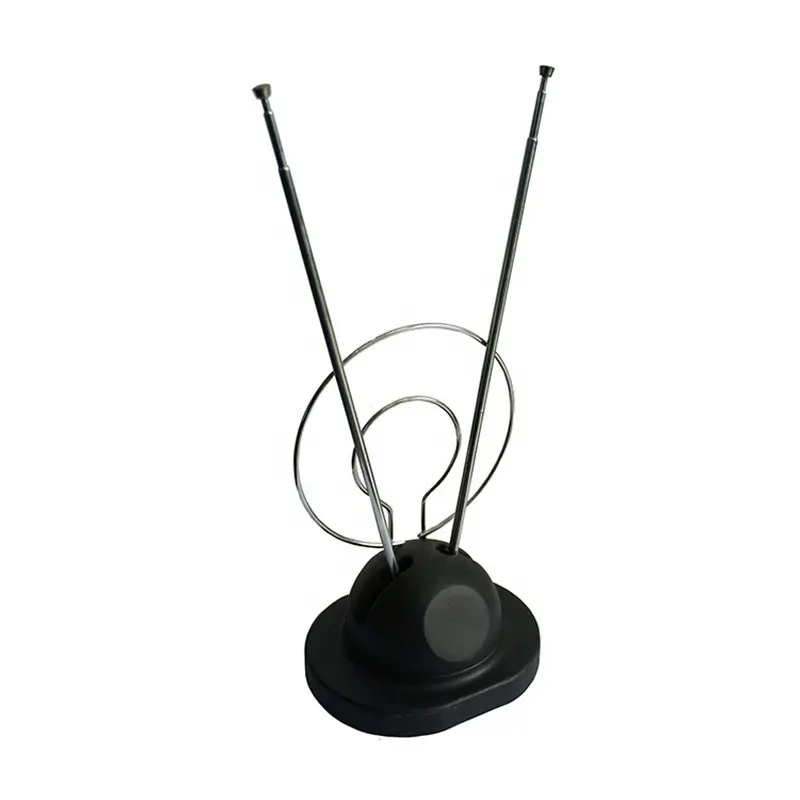 Antena de TV estirable VHF UHF multibanda alta ganancia 8 dBi Antena de Interior Exterior TV de largo alcance