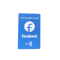 Carte de visite mini NFC RFID en PVC avec logo personnalisé, puce EM4305, épaisseur 0,76 mm, étanche, mémoire 512 bits pour contrôle d'accès