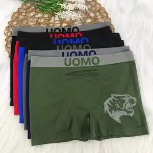 Cueca boxer personalizada, roupa íntima de algodão para homens e mulheres, 3 dias de nylon 300