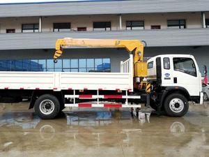Sinotruk Howo 3ton 5ton 8ton הידראולי מניפולטור הרמת נייד משאית רכוב בום ישר מנוף למכירה - Product Image 3