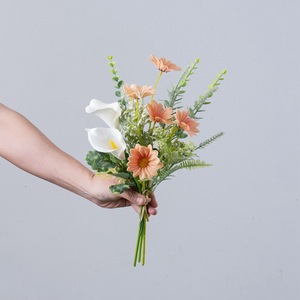Bouquet de fleurs artificielles CallaFloral en marguerites, en tissu tissé plastique, pour décoration de mariage et de maison CF01413 - Product Image 2