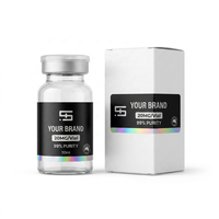 Étiquettes autocollantes personnalisées découpées sur mesure pour flacons PET holographiques de 10 ml avec texture papier de luxe pour l'image de marque cosmétique haut de gamme