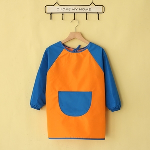 Giá tốt nhất sơn trẻ em Tạp dề thoáng khí trẻ em dài Tạp dề tùy chỉnh trẻ em nhà bếp tạp dề - Product Image 4