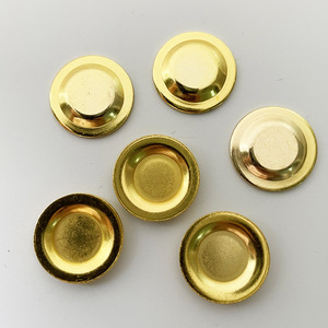 Round Magnetic Cap Badges Stainless Steel 15mm Circular Solid Color For <b>Name</b> <b>Tags</b> Hardware Accessories - Product Image 2