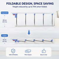 Barrière de lit d'hôpital amovible personnalisable, vente en gros, 4/5/6 poteaux, accessoires d'équipement médical, fabricant