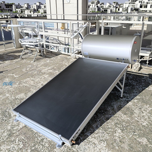 Mejor precio Calentador de agua no presurizado Solar 200l Calentador de agua solar de baja presión con colector de panel solar en balcón - Product Image 3