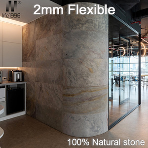Life1996 Pietra Naturale Flessibile 1-2mm, Rivestimento in Marmo per Esterni, Hall di Hotel, Interni di Ville, Fornitore di Lastre in Pietra Ultra Sottile - Product Image 1