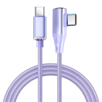 Cable de Datos JILIAN 6A de Carga Rápida Tipo-C 120W con Trenzado de Nailon de 1 Metro y Conductor de Cobre Puro para Computadora y Cámara
