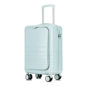 Ensemble <span class=keywords><strong>de</strong></span> bagages légers et durables à ouverture frontale, 20 pouces, roues universelles silencieuses, capacité multi-pièces, logo personnalisé - Product Image 6