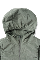 Coupe-vent personnalisé en nylon 100 % Ripstop résistant à l'eau avec texture à carreaux subtils, léger et respirant pour le printemps et l'été