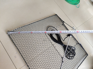 Pot de poisson en maille PE Pot à <span class=keywords><strong>écrevisses</strong></span> Filet de pêche Pièges d'aquaculture en nylon de vente chaude - Product Image 5