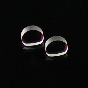 Lente de vista amarela vermelha do ponto do vidro BK7 da elevada precisão 2820-002 ótico com boa transmissão clara - Product Image 4