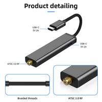 Nuevo Receptor USB ATSC 3.0, Dongle de TV Digital 4K de Cuatro Núcleos, Sintonizador de TV Inteligente