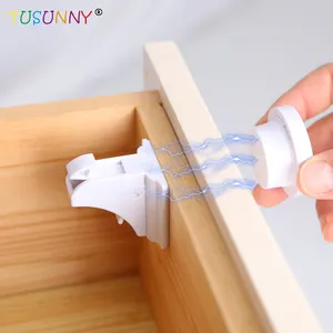 Popular Hidden Magnetic Lock Drawer Cabinet Door Locks Set Baby Safety Drawer Lock