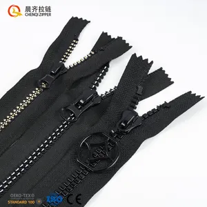 Chenqi Usine Haute Qualité Bon Matériau Longueur Personnalisée Nouveau Design Fermeture à Glissière en Plastique Ouverte pour Vêtements de Sport