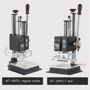 Small Black Manual <b>Leather</b> Stamping Machine, Hot Printing Machine, Stamping and Embossing Three Sizes to Choose From - Product Image 4