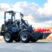 Cargadora Articulada Pequeña Kubota W810 con Motor, CE Euro 5, Cargadora Compacta de Ruedas con Cabina, Mini Cargadora Personalizada de 2.8 Toneladas, Precios