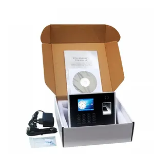 Relógio inteligente biométrico, máquina inteligente de relógio com tempo de impressão digital 2.8 polegadas, controle de acesso com leitor de cartão de id 125khz