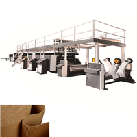 Machine automatique électrique à simple face pour la fabrication de boîtes en carton ondulé à 2 plis (flûtes B, C, E)