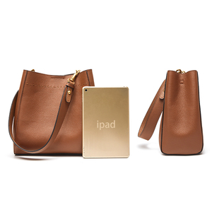 Rétro Grande Capacité Cuir de Fleur Pleine Femme Style de Vie Urbain Fourre-Tout Épaule Sac sous le Bras Fabricant OEM En Stock - Product Image 3