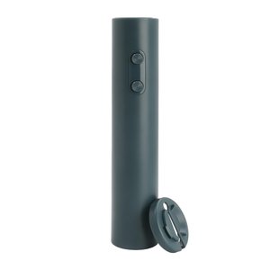 Battery Operated Custom Logo Electric Wine Opener Set with Foil Cutter Vacuum Wine Stopper <b>Pourer</b> and Storage Base - Product Image 1