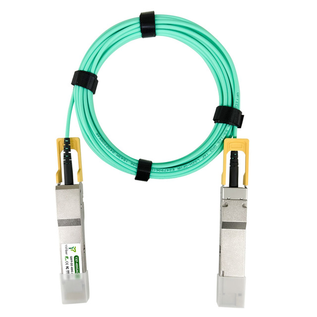 Factory Price Compatible Active Optical Cable QSFP-DD 400G AOC 1m 2m 3m 5m 7m 10m Fiber Cable High Quality