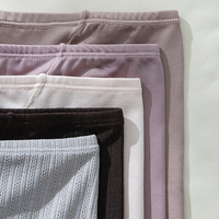 Culottes Boxer Femme en Soie Glacée Confortables et Douces, Gainantes et Respirantes, Anti-Reflet, Couleur Unie, Vente en Gros