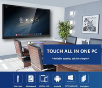 ODM 65 inch 4K interactief platte scherm 40-punts touchscreen slim interactief bord whiteboard voor onderwijs in de klas