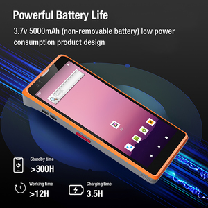 6 inch Android công nghiệp gồ ghề thu thập dữ liệu máy quét mã vạch <span class=keywords><strong>PDA</strong></span> thiết bị đầu cuối cầm tay trong kho - Product Image 6