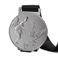 Médaille personnalisée en or, argent et cuivre gravée pour le judo, le taekwondo et le karaté