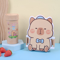Boîte à lunch multifonctionnelle grande capacité avec couvercle en plastique chauffable, mignonne, portable, durable, 3 compartiments, facile à nettoyer, matériaux sûrs