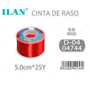 Nastro in Raso Ilan 5.0cm 25Y Rosso D04 - Product Image 3