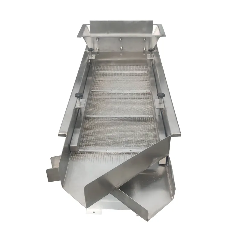 500-1000 kg/hour Capacity Milk plant Shake sieving machine linear vibrating screen