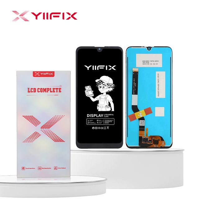 Yiifix Factory Price Touch Screen for Y7 2019 Mobile Phone LCD Digitizer Assembly FHD Display Sapphire Hardness 1 Year