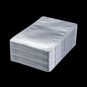 사용자 정의 실버 Doypack 플라스틱 식품 보관 가방 지퍼 잠금 알루미늄 호일 포장 가방 - Product Image 6